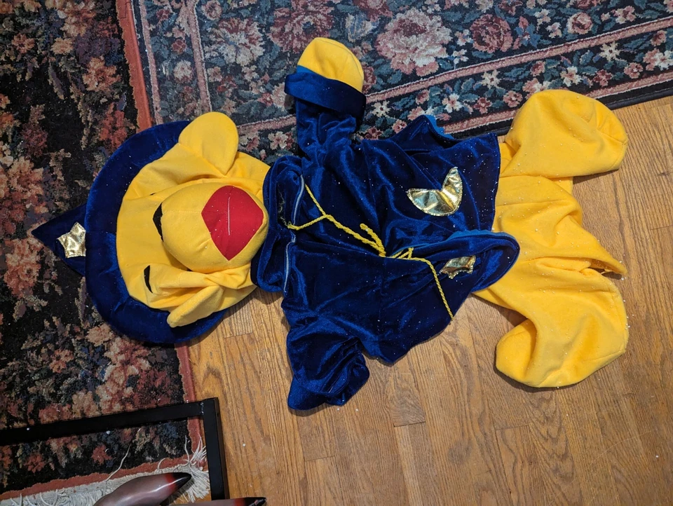 ¡NO RELLENO! Raro Gigante 48" Winnie The Pooh Wizard Jumbo Peluche Halloween Utilería Foto 2 de 4