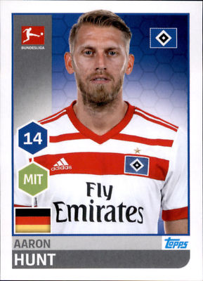 TOPPS Bundesliga 2017/2018 - Sticker 106 - Aaron Hunt