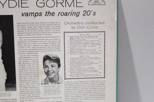 Eydie Gorme- Vamps The Roaring 20's - 1958 Vocal Jazz LP VG VINYL RECORD Stereo - Picture 6 of 10