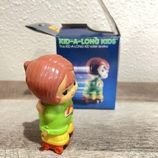 Vintage 1979 Tomy Kid-A-Long Kids Wind Up Girl Or Skate Rollers In Original Box