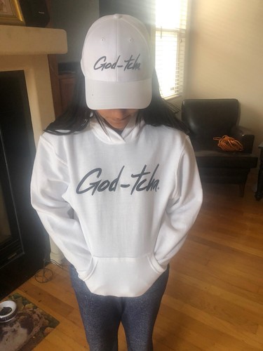 Youth L God-tcha Sweatshirt Shirt Hat Bandanna Bundle (Christian Kid Gear) - Picture 5 of 5