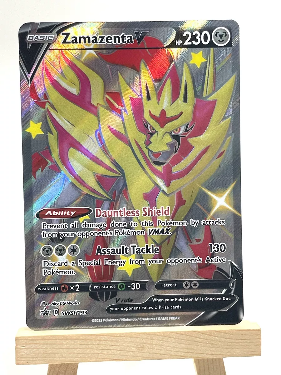  Zacian V & Zamazenta V - Pokemon Black Star Promo Card