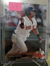 2017 Bowman Baseball Rafael Devers RC Rookie Card Red Sox #101 Paper Base