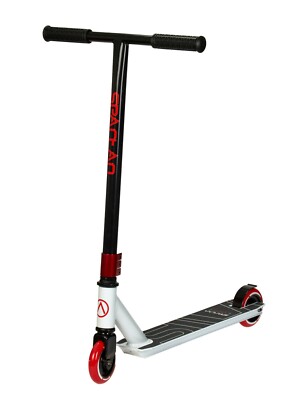 Stuntscooter Kids Alu weiss/rot