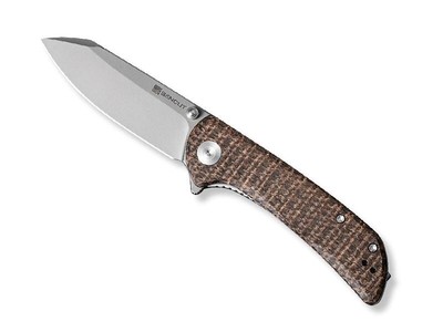 S220143 - COUTEAU SENCUT FRITCH MICARTA MARRON STONEWASHED
