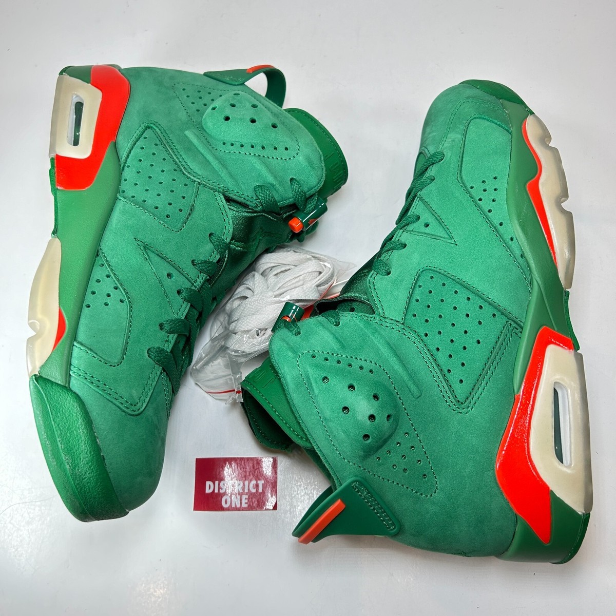 Air Jordan 6 Retro NRG Green Suede Gatorade - Size 9 Air Jordan 6 Retro NRG Green Suede Gatorade - Size 9