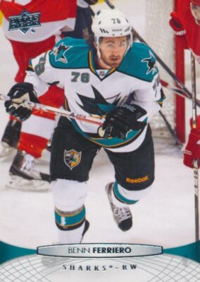 2011-12 Upper Deck #298 BENN FERRIERO - San Jose Sharks