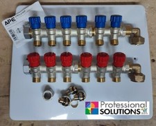 COLLETTORE COMPLETO 6+6 DA 3/4 RUBINETTI MULTISTRATO 16x2 IMPIANTO RISCALDAMENTO