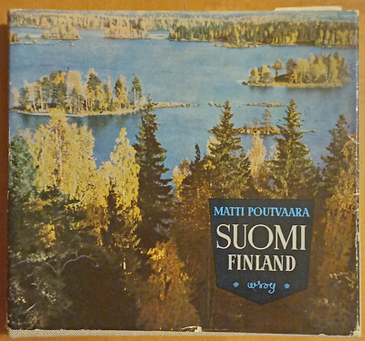 Matti Poutvaara: Suomi Finland. Vorsatzseite abgetrennt, sonst Zustand recht gut