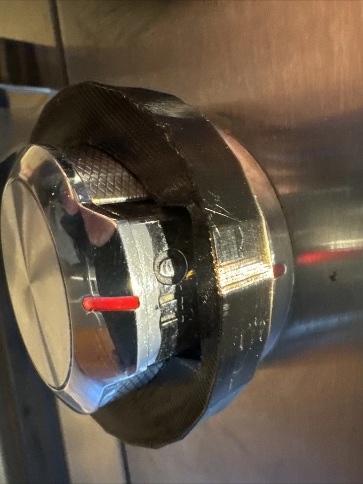 Perilla de gas impresa en 3D hecha a medida 5 anillos para estufas de gas KitchenAid - negra Foto 4 de 4