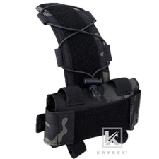 KRYDEX   Helmet Counterweight Battery Pouch Helmet Cover Pouch Bag Black Camo