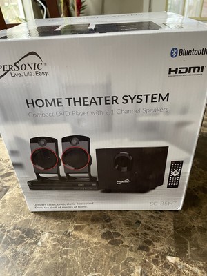 Supersonic SC-35HT 2.1 Home Theater System,DVD/CD/VCD/SVCD/ MP3 -LN NIB BIN $5