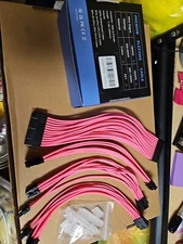 16AWG Power Supply Cable Kit 30cm mod Sleeve Extension Sleeved NEW