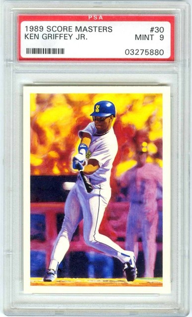 KEN GRIFFEY JR 1989 SCORE MASTERS PSA 9 MINT GRADED ROOKIE RC BASEBALL 