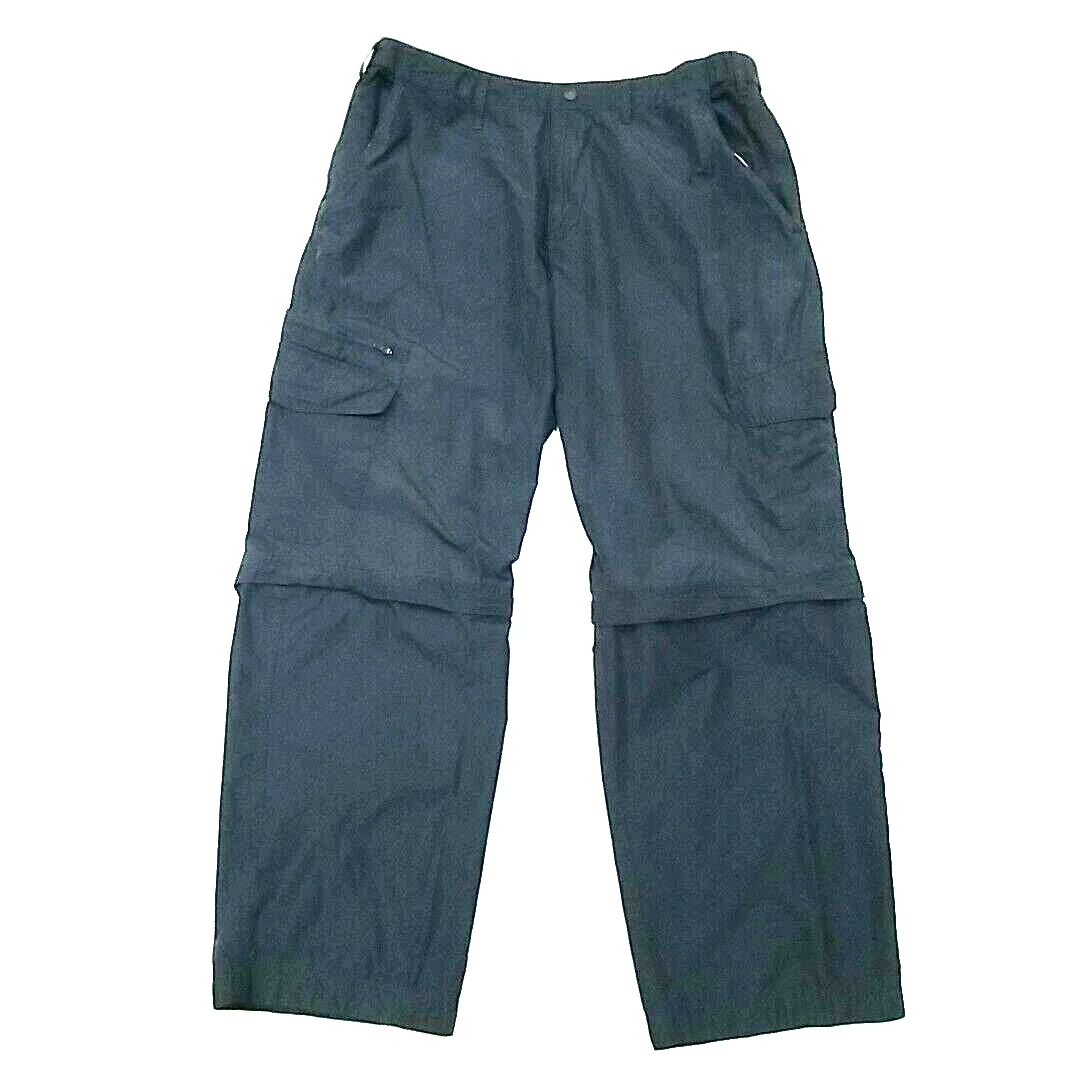 Marks & Spencer Zip Off Cargo Pants Mens W36 L29 Black Blue Harbour Stormwear+