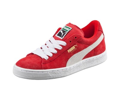red puma suede grade school