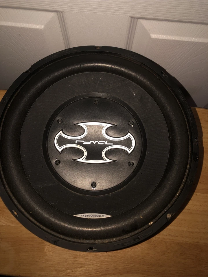 Phoenix Gold RYVAL V12D 12” Subwoofer 600W Subwoofer probado funciona bien Foto 2 de 4