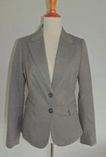 WOMEN'S THE LIMITED GRAY POLYESTER BLEND 2 BUTTON BLAZER SIZE 8
