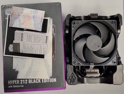 Cooler Master Hyper 212 Black Edition with Silencio FP 120 fan