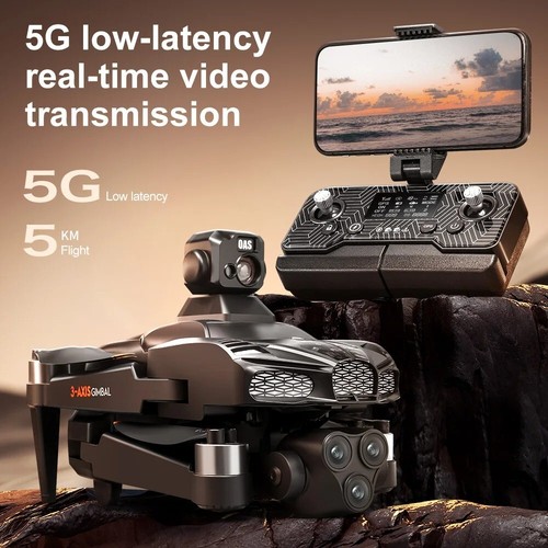 ✅ Drone S-X1 8K GPS 5G Écran Intégré Gimbal 3 Axes EIS Brushless Mini UAV RC - Imagen 6 de 8
