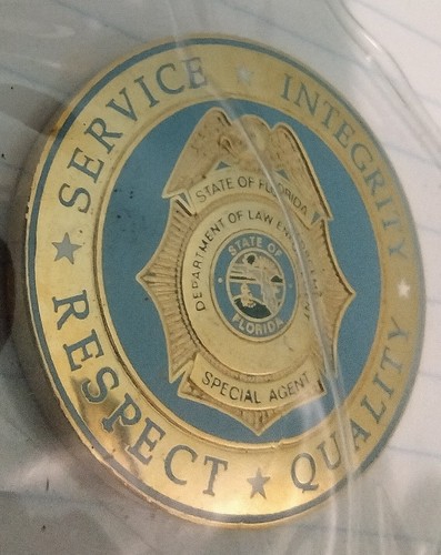 Florida Department Of Law Enforcement Special Agent Police Challenge Coin