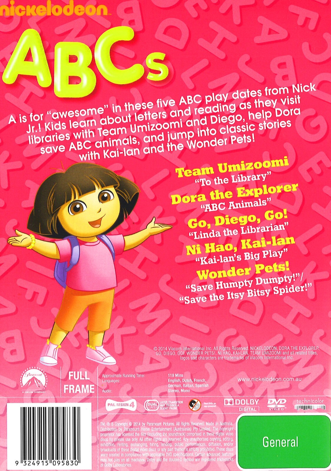 50DA NEW SEALED LET'S LEARN ABCS DVD Region 4 | eBay Australia