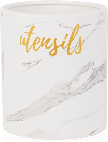 Servette Home Ceramic Utensil Holder for Kitchen Counter - Picture 9 of 11