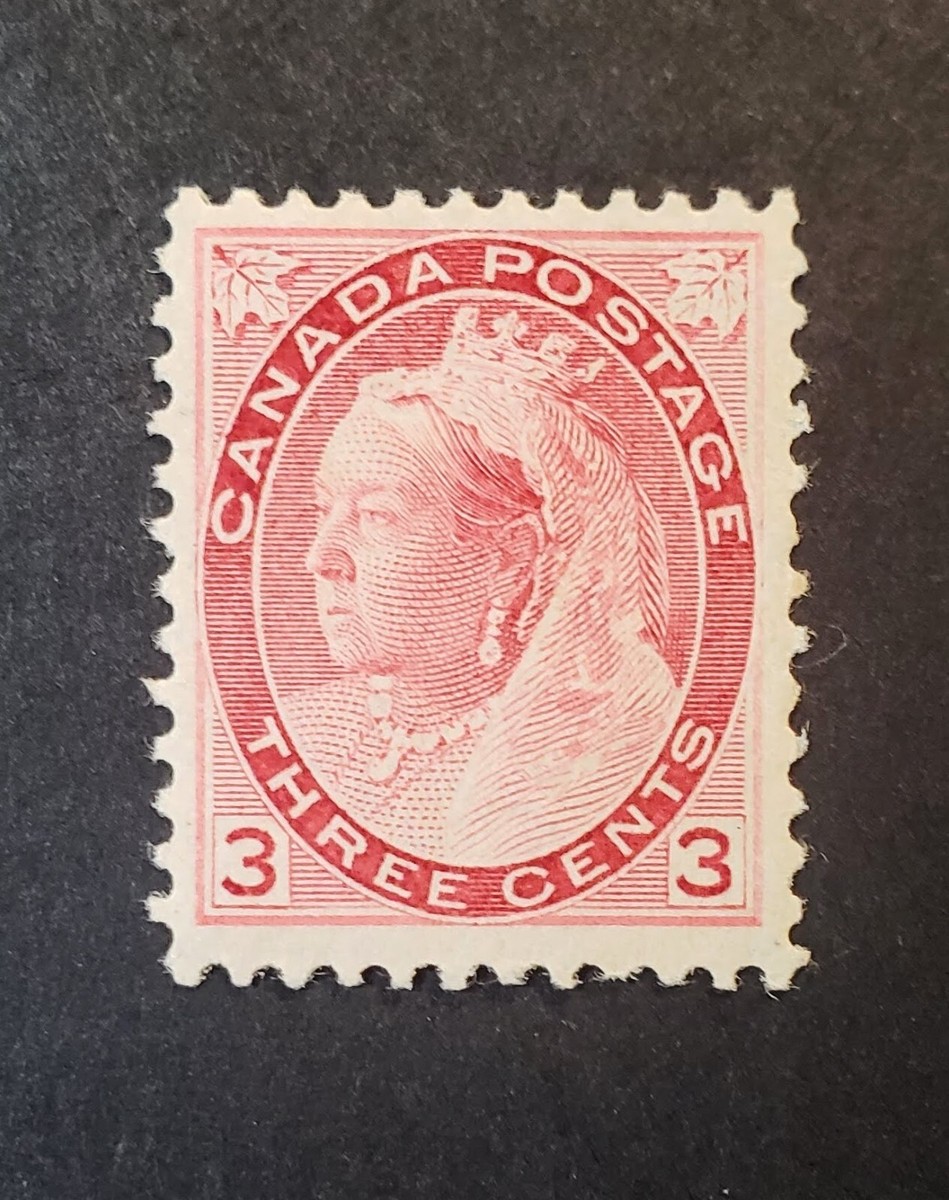 mincさんページ Stamps Canada Mint: #78 3c carmine Q. Victoria Numeral Issue F-VF