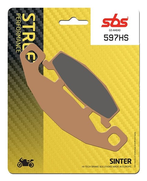 SBS 597HS BremsbelÄGe Vorderer Sinter Kawasaki GPX R 250 1988-2006-image