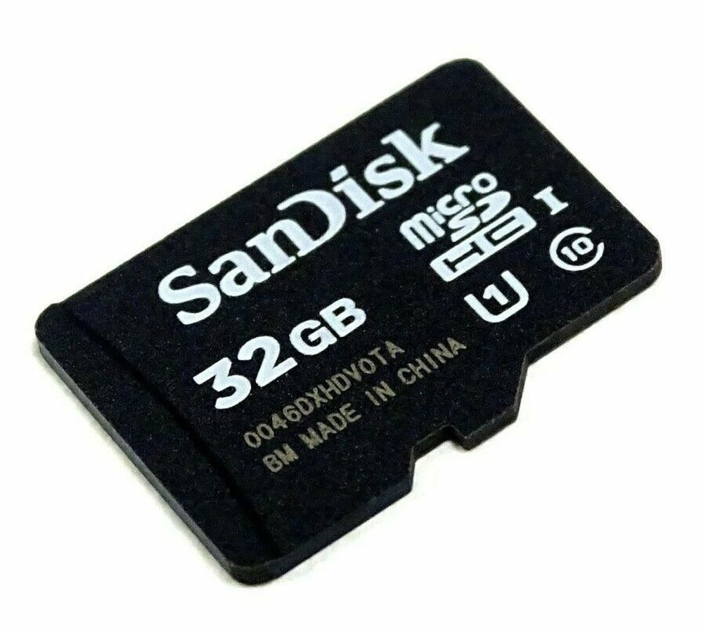 SANDISK 32GB MICRO SD MEMORY CARD HIGH SPEED CLASS 10 PHONES