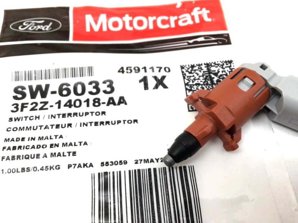 Interruptor de lámpara de advertencia Ajar puerta delantera trasera derecha Ford Lincoln Mercury nuevo OEM Foto 4 de 4