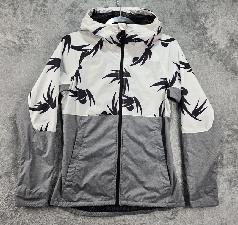 burton berkley rain hooded modern floral jacket