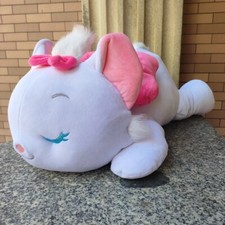 Disney Marie Cat Plush Toy Surper Soft Stuffed Pillow Doll Sleeping Pastel Style