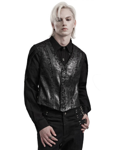 Punk Rave Mens Gothic Nobleman Waistcoat Vest - Picture 8 of 13