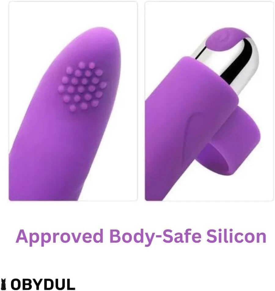 手指振动器 G 点 Clit 按摩器刺激器 性玩具 女式 可充电 — 第 3/4 张图片