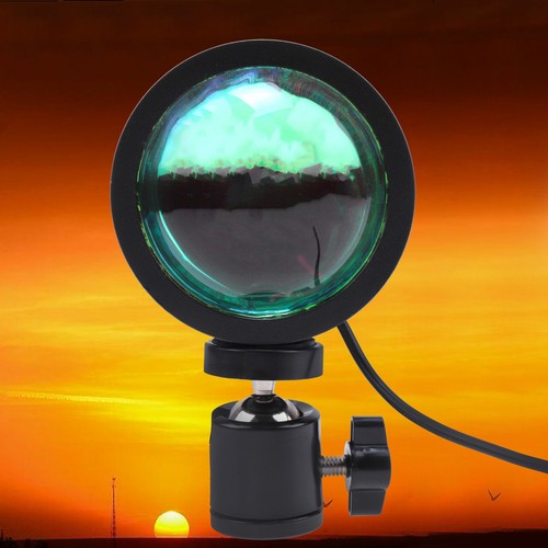 Sunset Red Projector Lamp USB LED Night Light For Home Decor Atmosphere TikTok - Picture 8 of 12