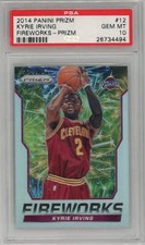2014-15 Prizm Kyrie Irving Fireworks Silver Prizm No 12 Psa 10 494