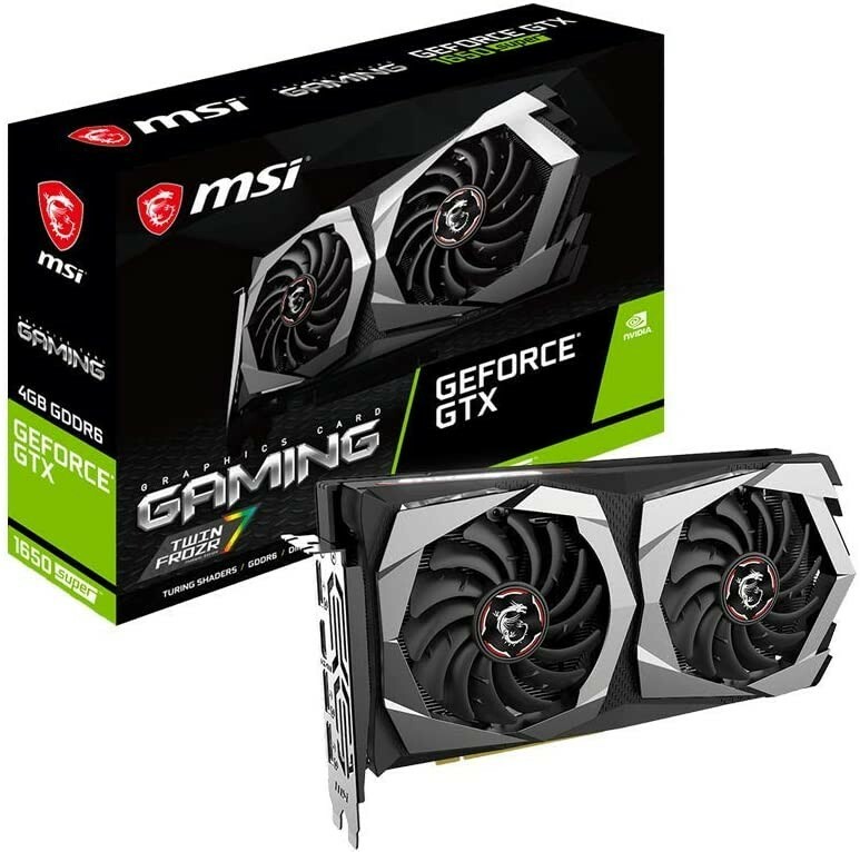 MSI Gaming GeForce GTX 1650 Super 128-Bit HDMI/DP 4GB GDRR6 HDCP