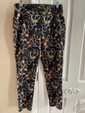 Counterparts coin and chain with bows pull on ankle pants, 12