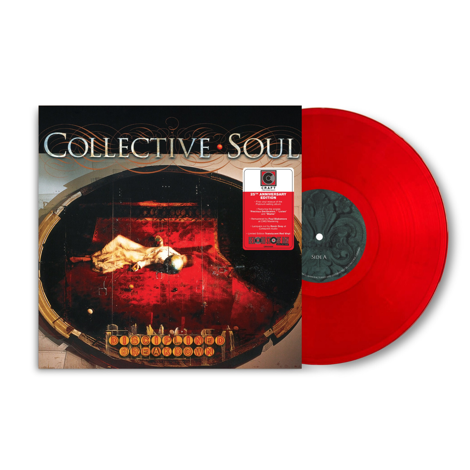 Collective Soul Disciplined Breakdown LP (Red Translucent Limited) RSD 2022