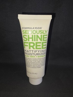 NEW SEALED FORMULA 10.0.6 SERIOUSLY SHINE FREE MATTIFYING MOISTURIZER 2.54 FL OZ