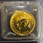 1999 Canadian Maple Leaf 1/10 Oz. Gold Coin