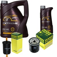Inspektionspaket 6L Mannol Extreme 5W-40 FüR Renault Laguna II Grandtour 3.0 V6
