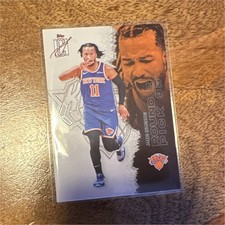 Topps Jalen Brunson Rookie Pick #58 New York Knicks Basketball Card. rookie card picture