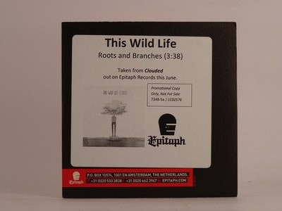 THIS WILD LIFE ROOTS AND BRANCHES (E95) 1 Track Promo CD Single including Card S