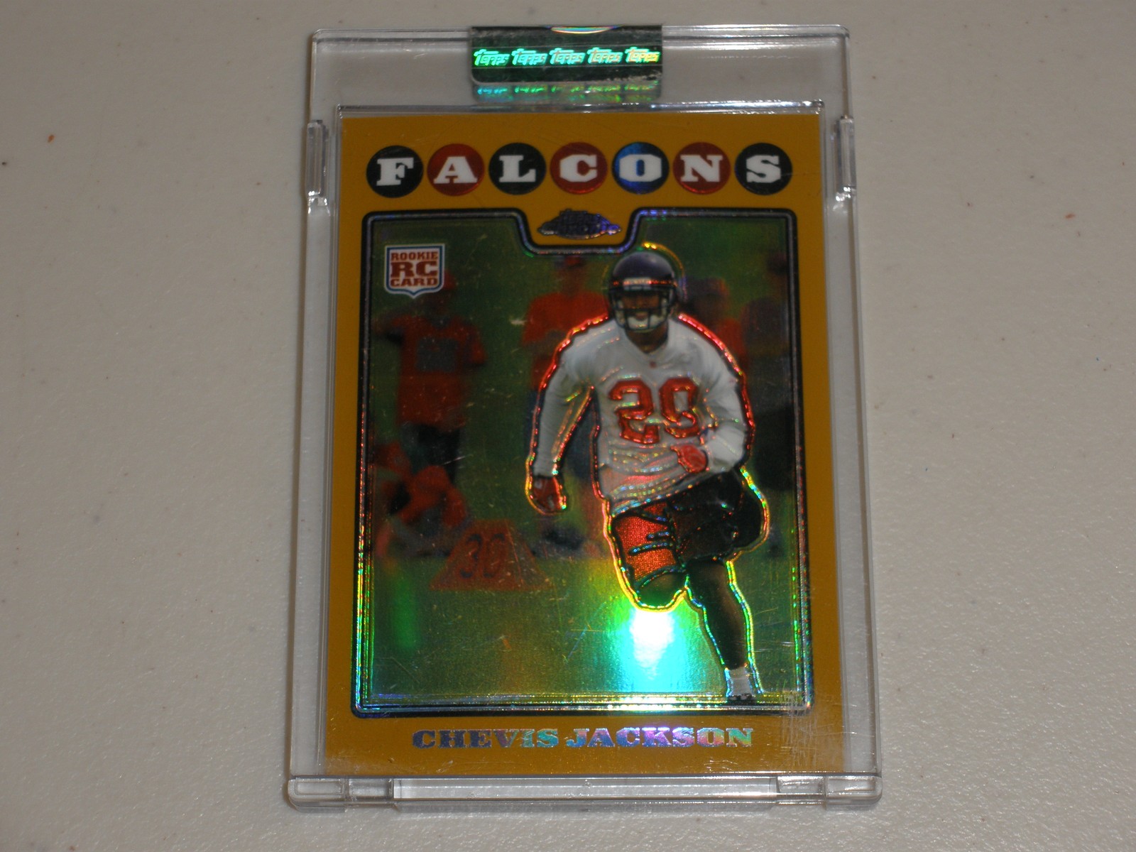 Chevis Jackson Topps Chrome #TC226 Gold Refractor