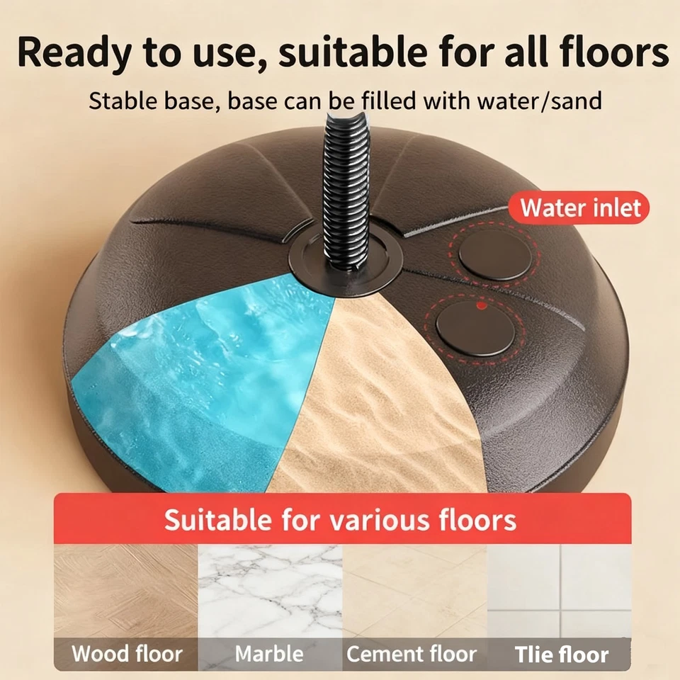 Standboxsack verstellbar Boxbirne Ständer Boxhandschuhe Punching Ball Schlagball - Bild 4 von 4