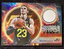 2025-26 Topps - Swish and Stitch Relics Lauri Markkanen #SST-LM Holofoil Jazz