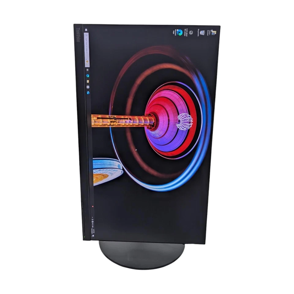 Lenovo  P24q-10 23.8” Widescreen QHD 2560x1440 LCD Monitor Grade-B - Image 3 of 4