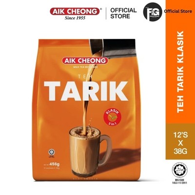 3 X Aik Cheong 2 In 1 Teh Tarik Classic 'Less Sugar' (25gm x 36) FAST SHIPPING